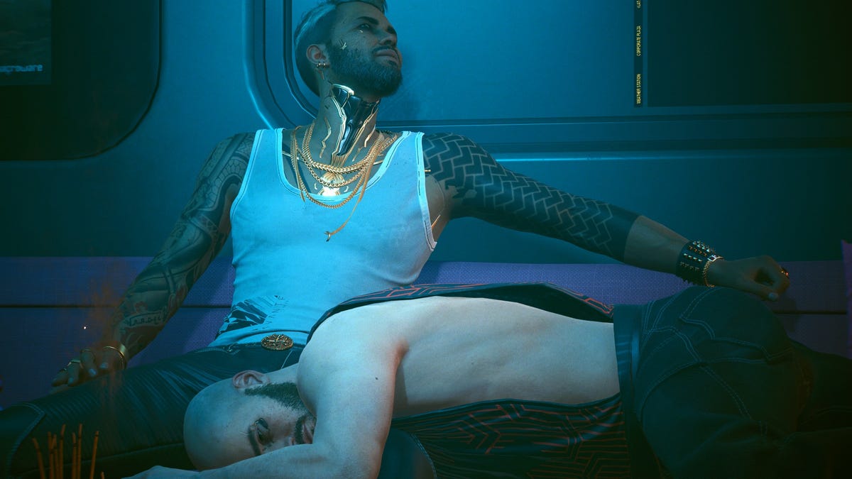 La mise à jour Romance de Cyberpunk 2077 est douce, mais souligne un gros problème