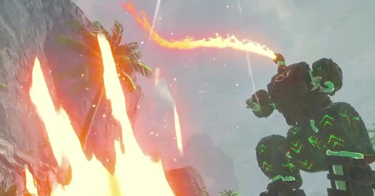 Le joueur de Zelda : Tears of the Kingdom refait tout un film de Godzilla dans le jeu