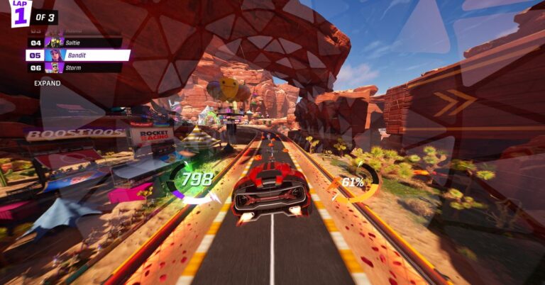 Rocket Racing est un jeu de course d&rsquo;arcade incroyablement amusant construit dans Fortnite