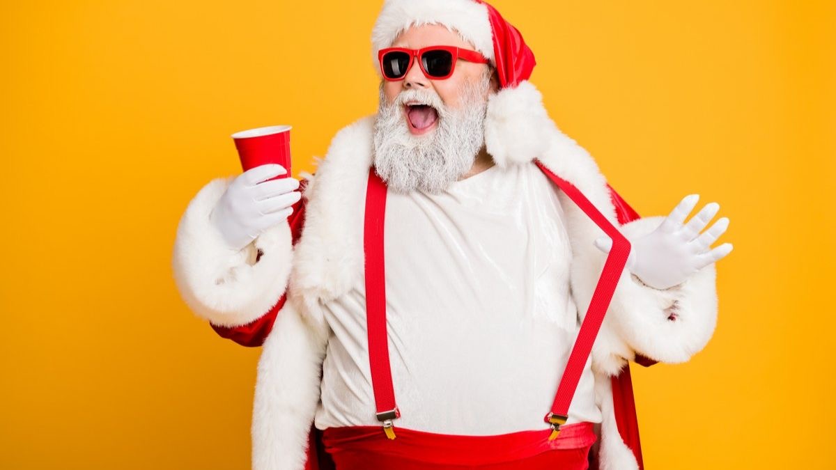 Un père Noël ivre se fait arrêter par la police