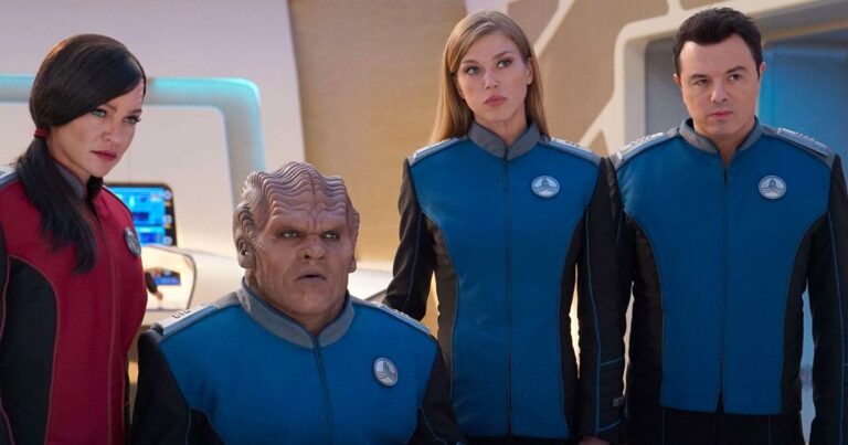 The Orville reçoit une mise à jour pleine d&rsquo;espoir de la saison 4 de l&rsquo;acteur de Klyden