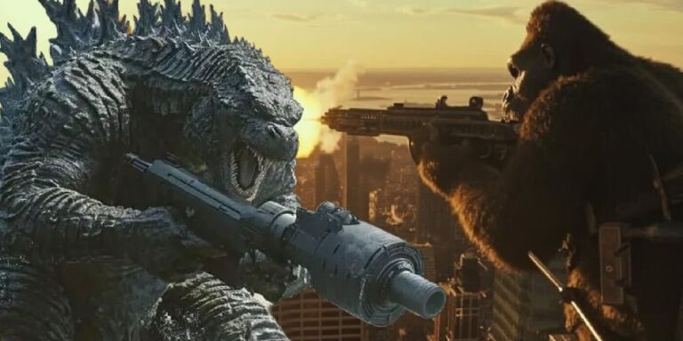 Godzilla et Kong Go Gangster dans Gun-Toting AI Fan Art
