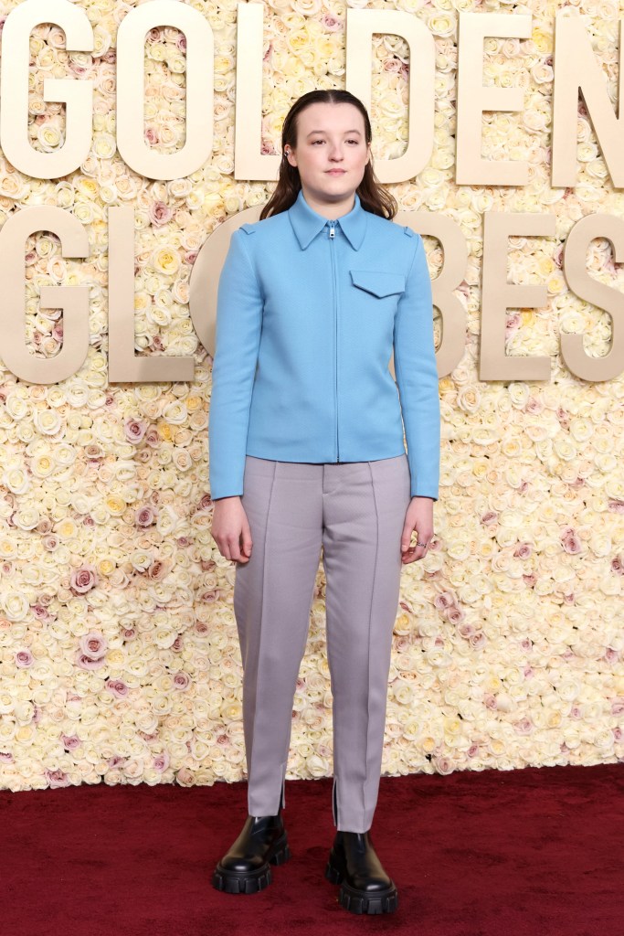 Bella Ramsey assiste à la 81ème édition des Golden Globe Awards au Beverly Hilton le 07 janvier 2024 à Beverly Hills, Californie.