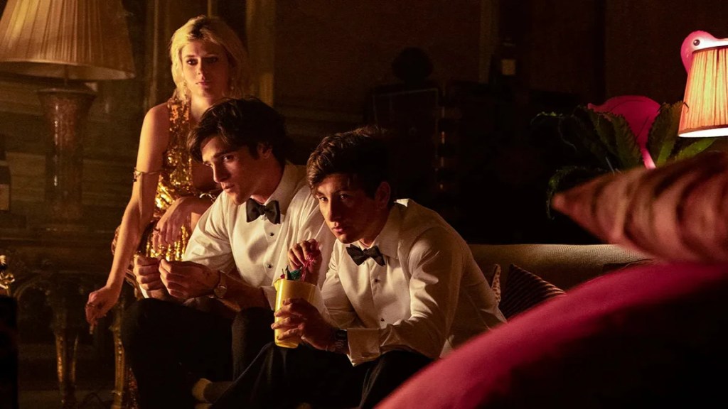 Alison Oliver, Jacob Elordi et Barry Keoghan à Saltburn