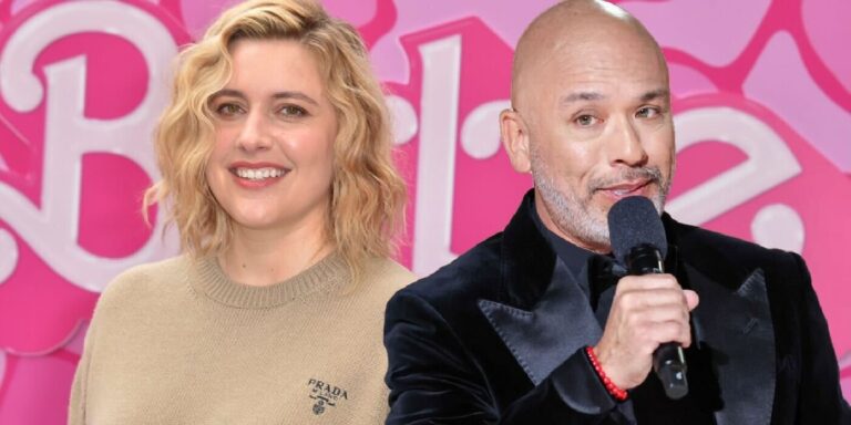 Greta Gerwig répond aux fouilles Barbie des Golden Globes de Jo Koy ;  « Bien,