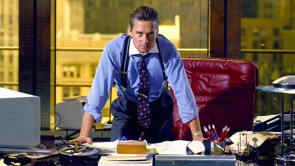 Michael Douglas dans "Wall Street" (20th Century Fox)