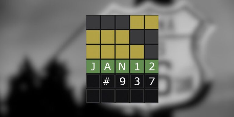 Réponses et astuces Wordle du jour pour le 12 janvier 2024 (Puzzle n° 937)