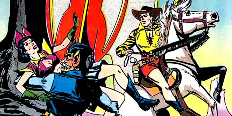 « Commies de Mars, chauves-souris lunaires et dinosaures » : Space Western Comics Colle…