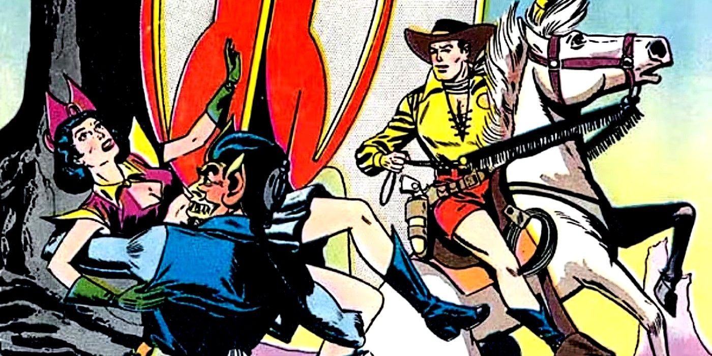 "Commies de Mars, chauves-souris lunaires et dinosaures" : Space Western Comics Colle...