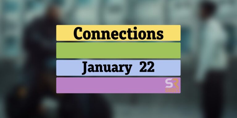 Réponses et catégories de Connections du jour pour le 22 janvier 2024 (Puzzle …