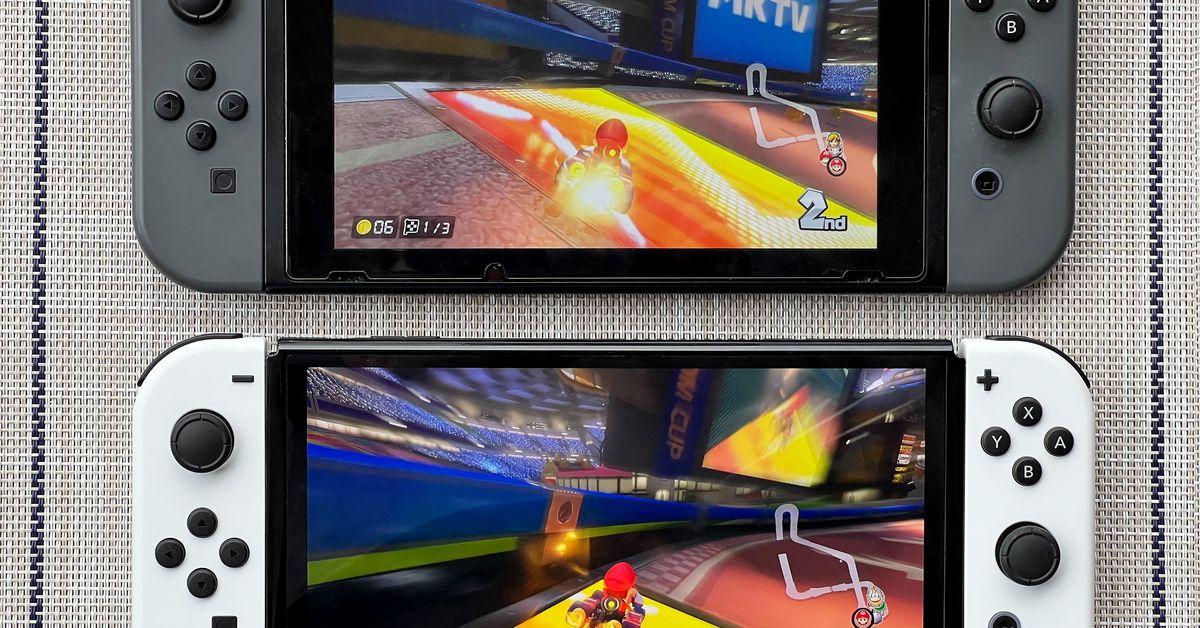 Un rapport suggère que le Switch 2 sera plus grand, avec un énorme écran de 8 pouces