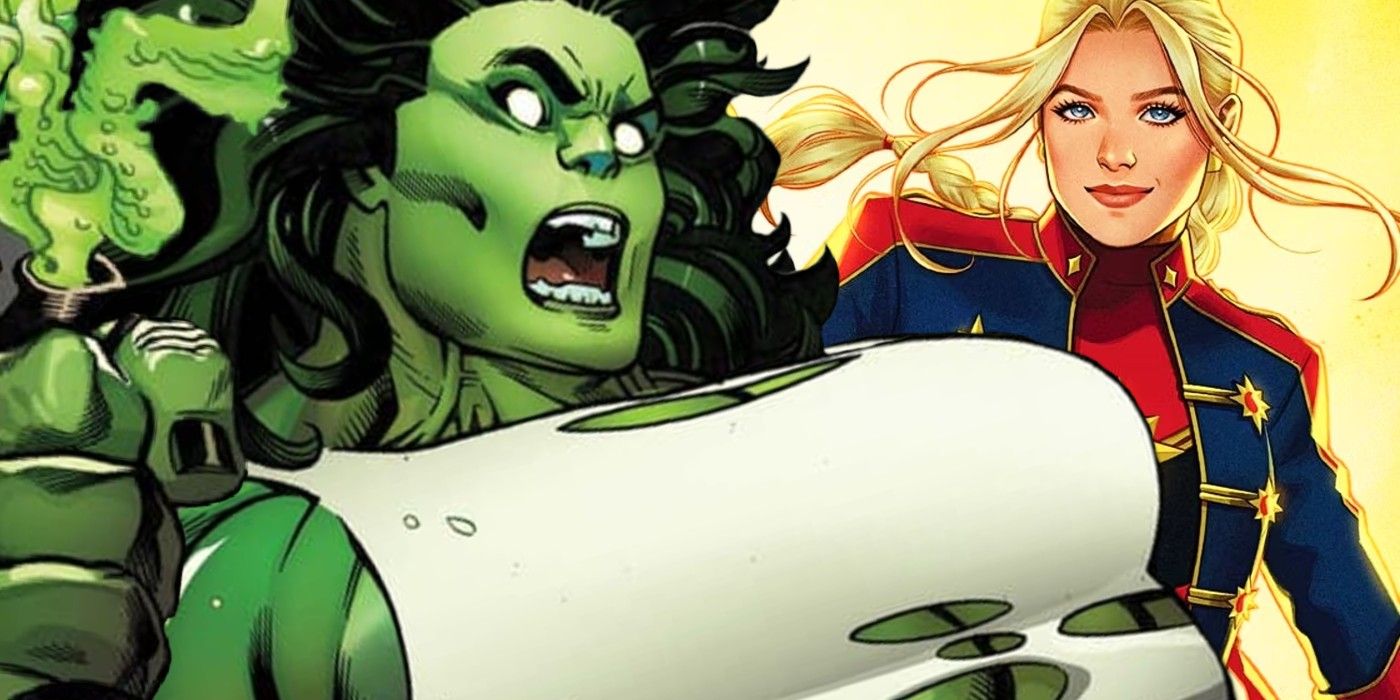 La jalousie de She-Hulk envers le capitaine Marvel révèle la partie la plus grossière de...