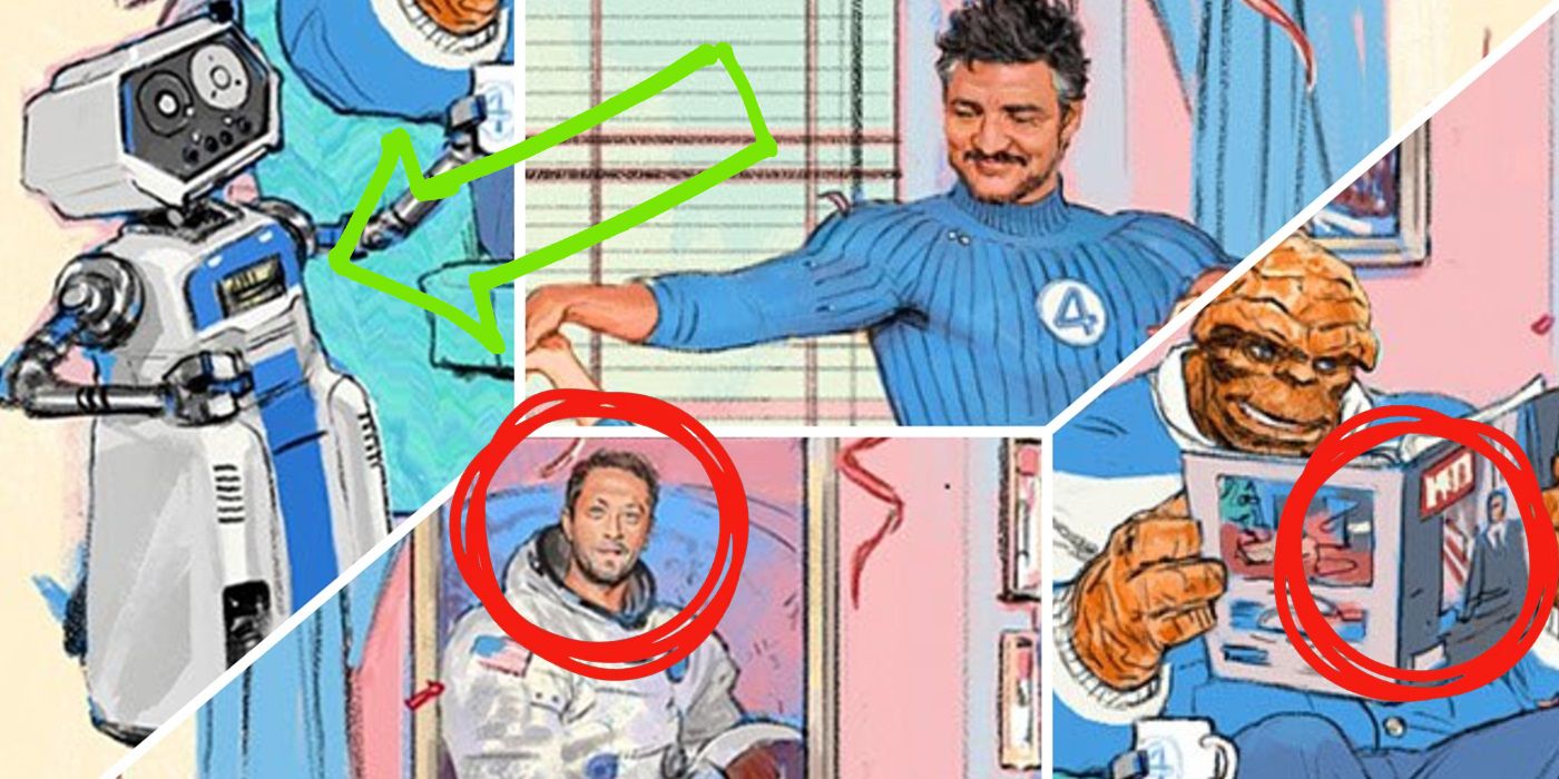 MCU Fantastic Four Art révèle le décor, les personnages et d’autres indices