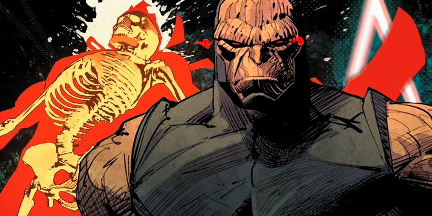 Darkseid prouve qu'il est plus puissant que Superman en le battant brutalement...