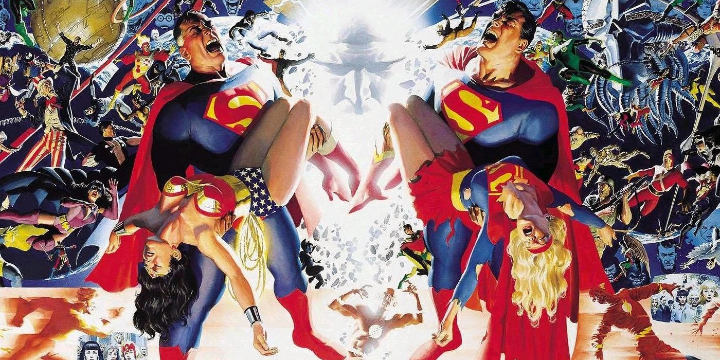 La série Landmark de DC CRISE SUR DES TERRES INFINIES revient à l'impression en lundi...