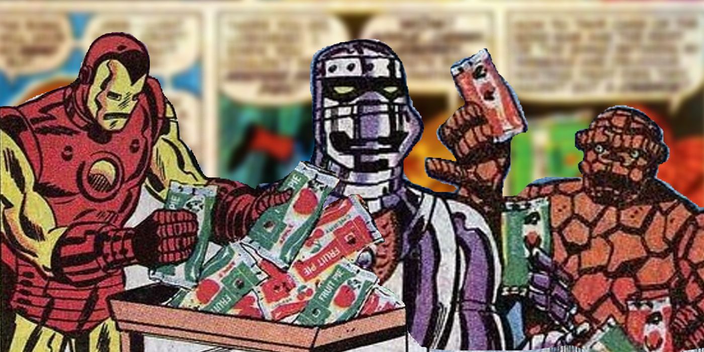 Les publicités de tarte aux fruits de l'hôtesse de Marvel des années 80 sont encore plus scandaleuses...