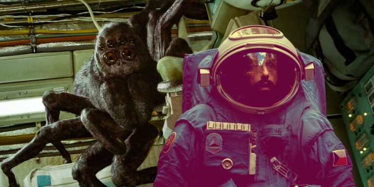 Revue de l&rsquo;homme de l&rsquo;espace |  Le drame de science-fiction d&rsquo;Adam Sandler est spatial et mixte