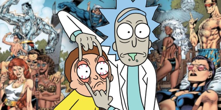 Rick et Morty publie une parodie hilarante du maillot de bain torride des années 90 de X-Men…