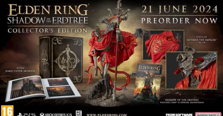 Elden Ring: Shadow of the Erdtree Collector&rsquo;s Edition brise le site Bandai Namco