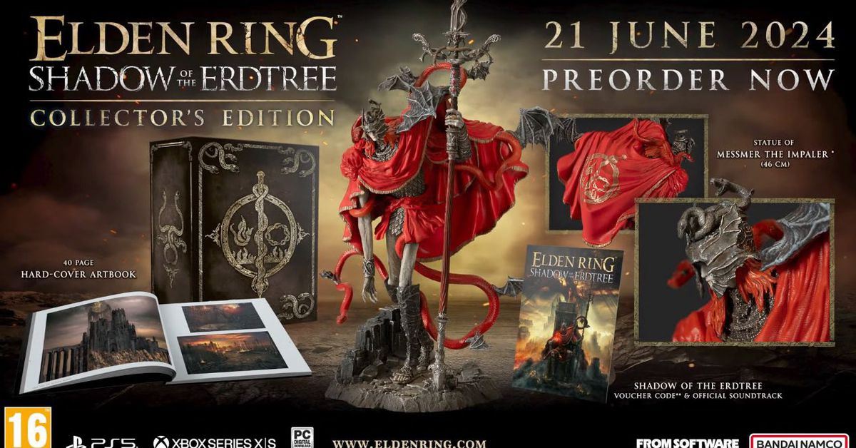 Elden Ring: Shadow of the Erdtree Collector's Edition brise le site Bandai Namco