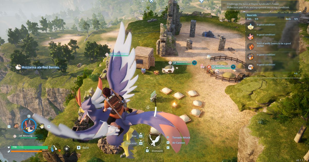 Les joueurs de Palworld construisent des bases impressionnantes