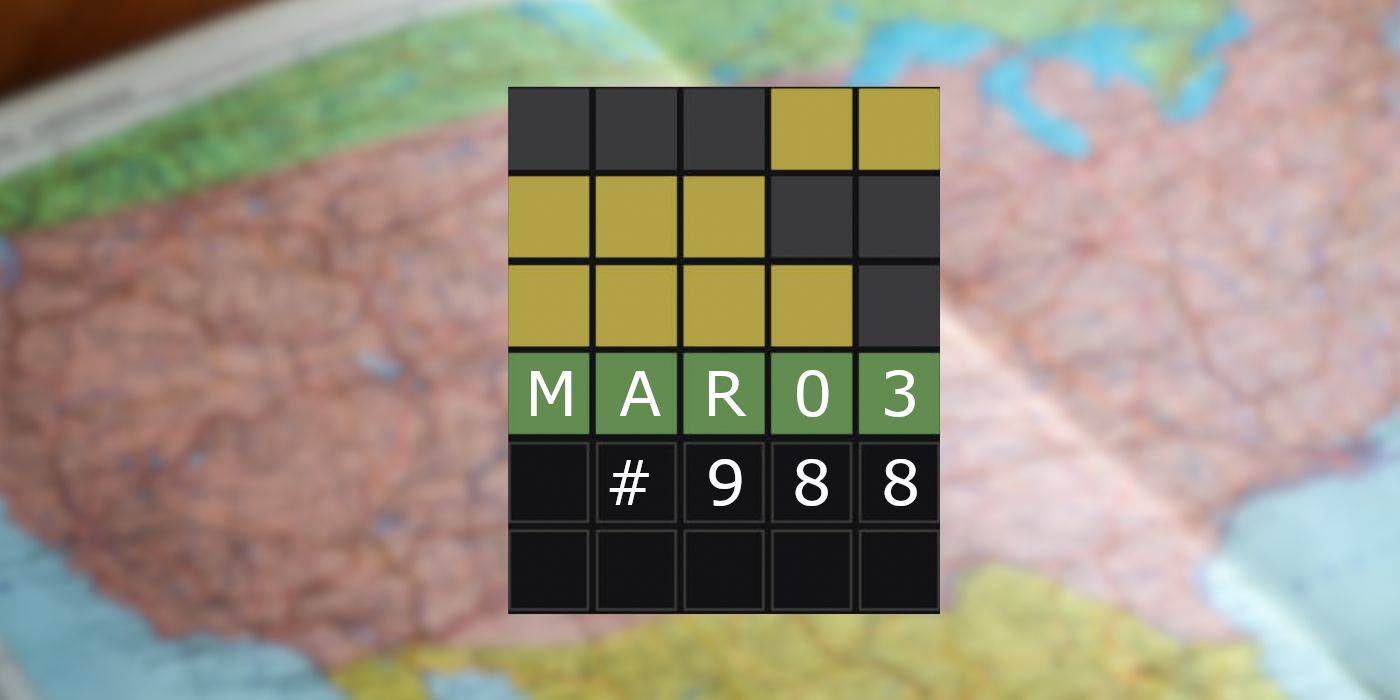 Réponses et astuces Wordle du jour pour le 3 mars 2024 (Puzzle n° 988)