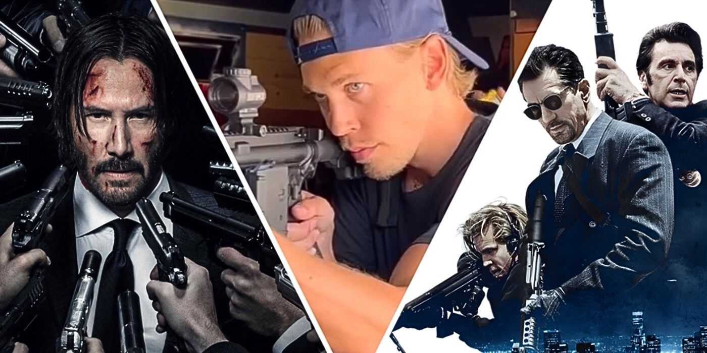 Les images d’entraînement au pistolet Austin Butler font allusion au rôle de Heat 2 ou de John Wick