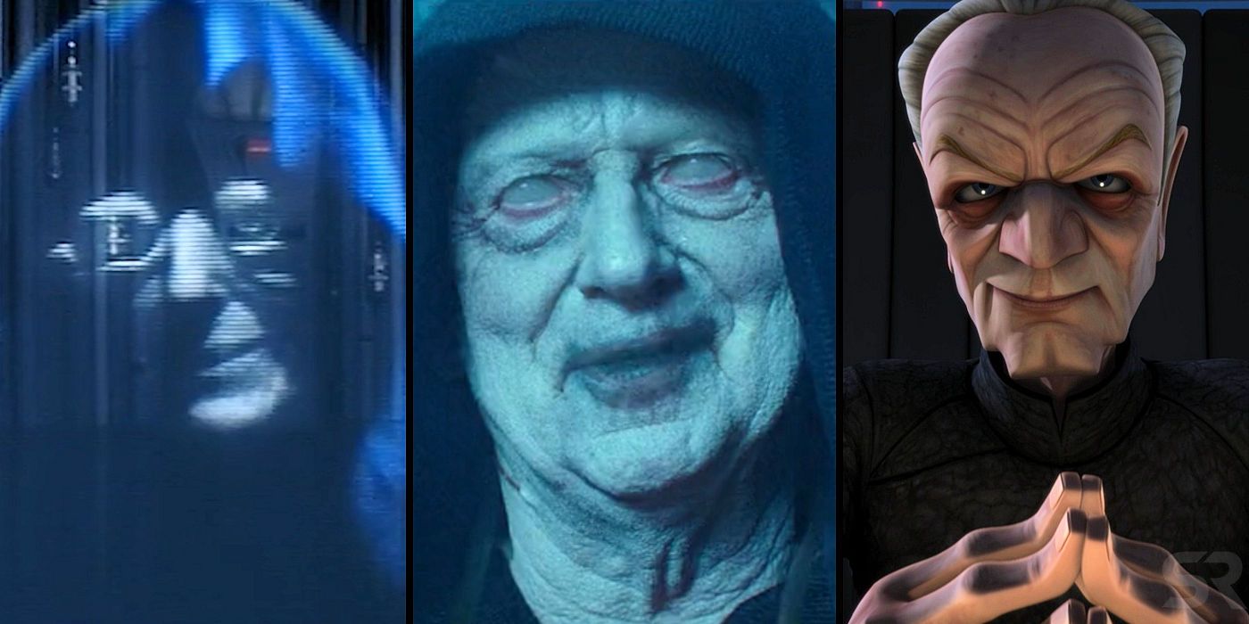 Tous les acteurs qui ont joué l'empereur Palpatine dans Star Wars
