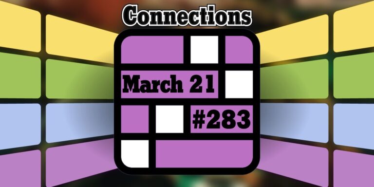 Conseils et réponses sur les connexions d’aujourd’hui pour le 21 mars 2024 (puzzle n° 283)