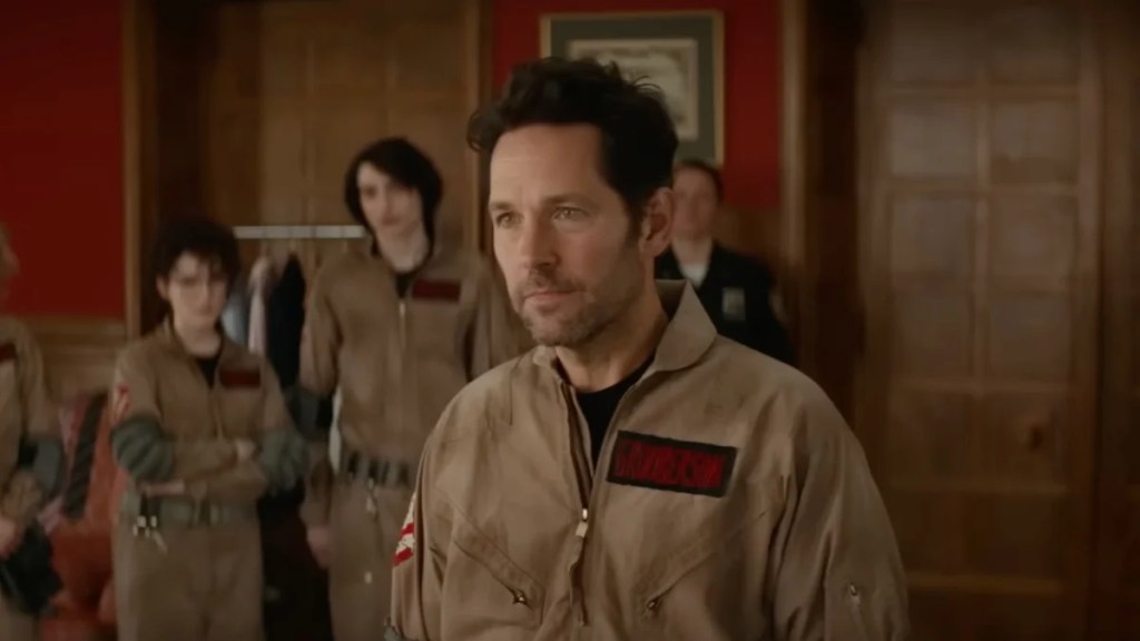 Paul Rudd dans "Ghostbusters : Frozen Empire" (Sony)