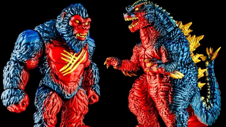 La bataille « Godzilla x Kong » sur votre bureau : Mondo lance de nouvelles figurines colorées en vinyle souple