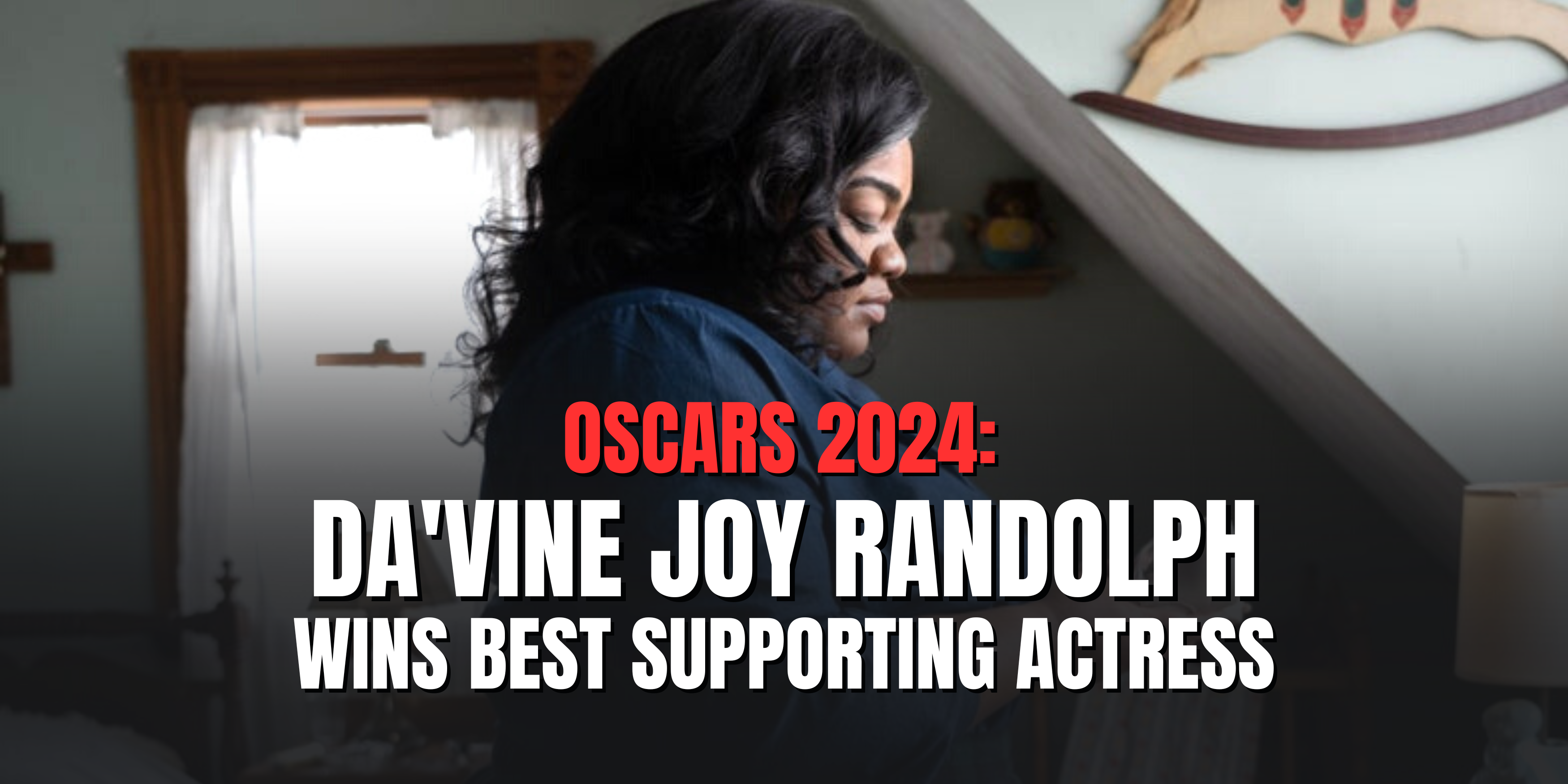 Da'Vine Joy Randolph de The Holdovers remporte le prix de la meilleure actrice dans un second rôle