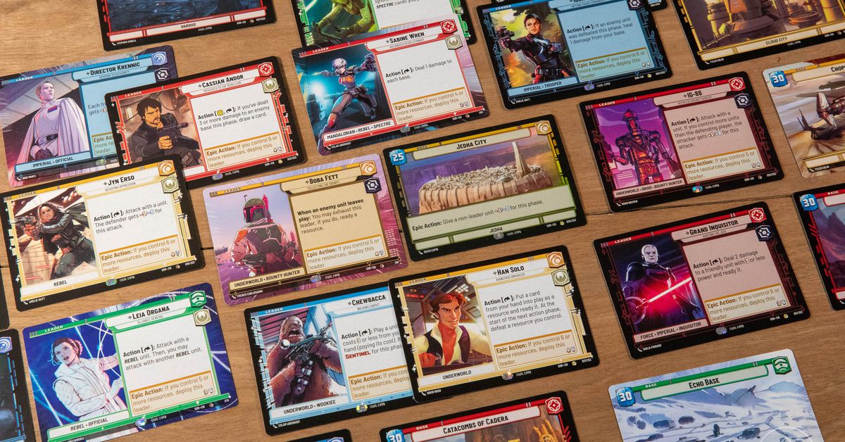 FFG dit que d'autres cartes Star Wars : Unlimited TCG sont en route