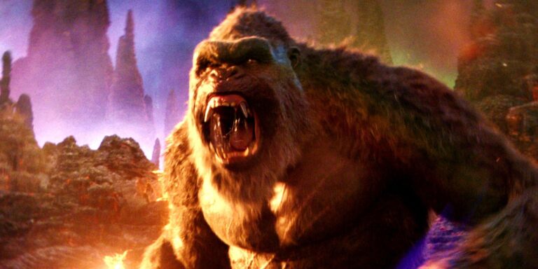 Kong fait un tour sur le dos de Godzilla dans la nouvelle bande-annonce de GxK