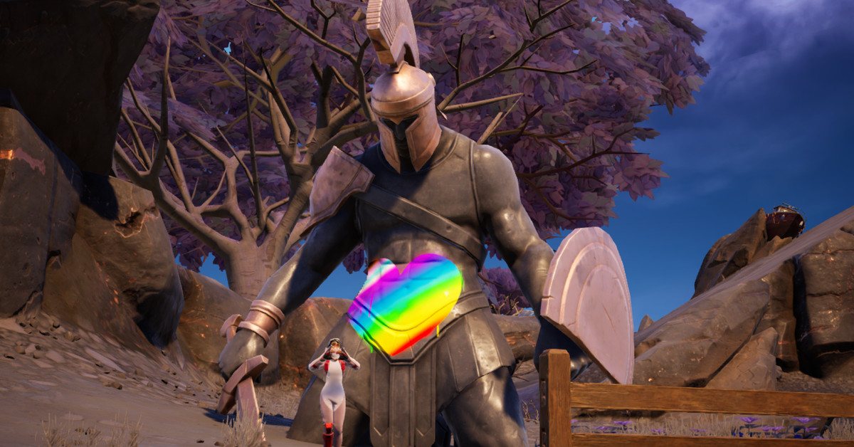 La star de la nouvelle carte de Fortnite est cette statue sexy