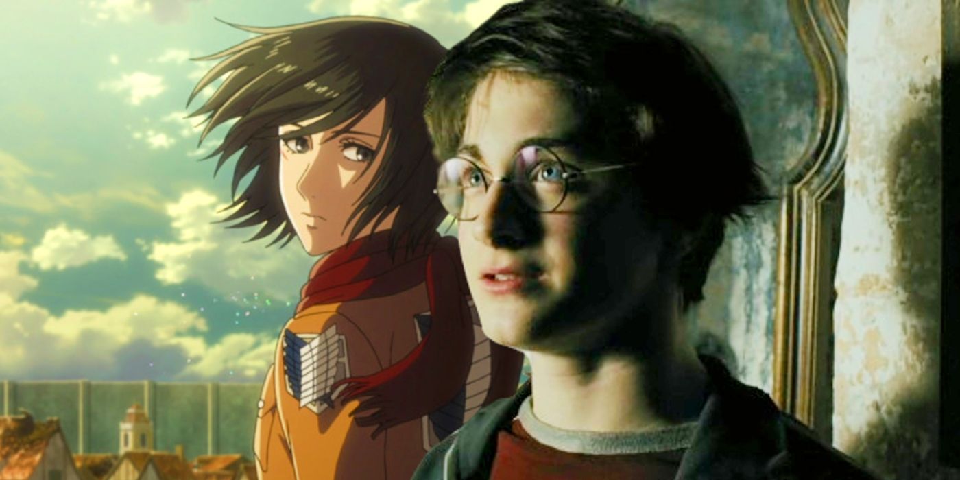 Les personnages de Harry Potter deviennent des titans dans un art croisé d'anime épique
