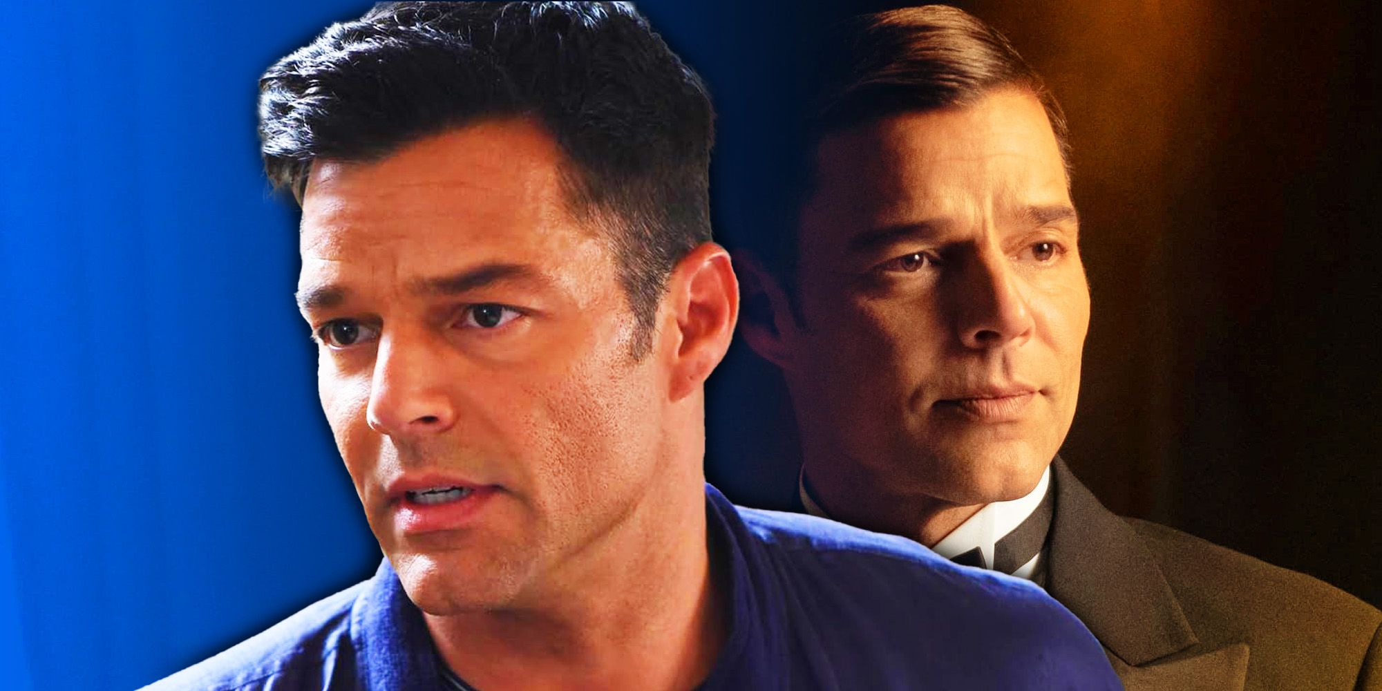 Oui, c'est Ricky Martin dans Palm Royale (sa première émission télévisée en 6 ans)...