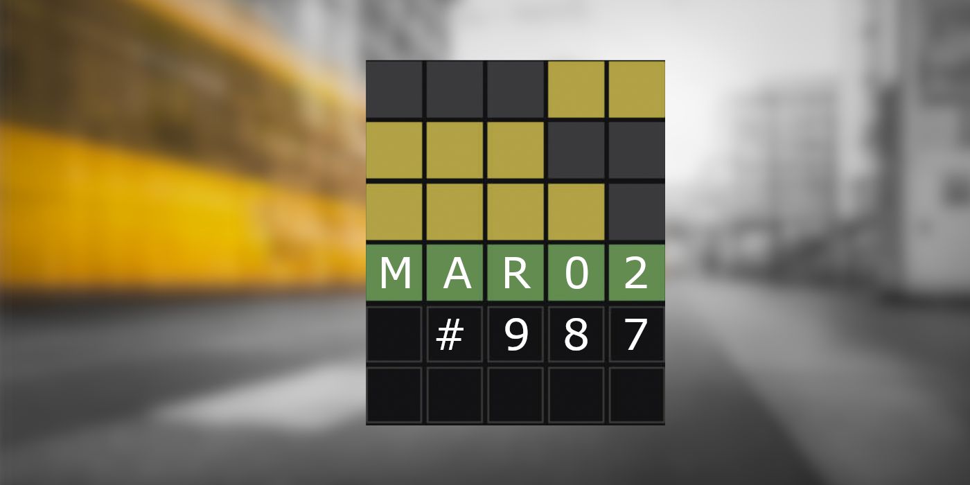 Réponses et astuces Wordle du jour pour le 2 mars 2024 (Puzzle n° 987)