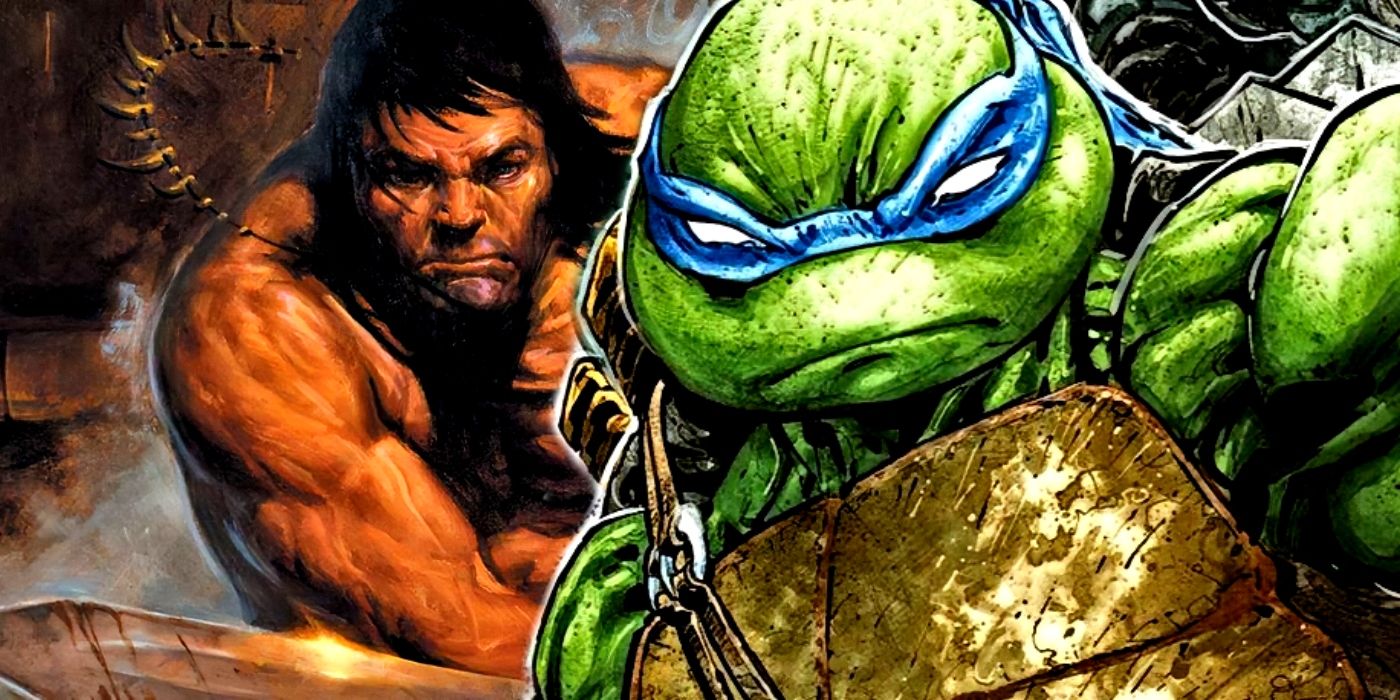 TMNT réinvente Leonardo avec une refonte de style Conan le barbare