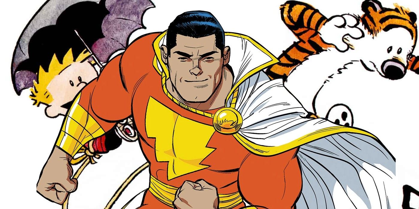 Calvin & Hobbes s'associe à Shazam de DC dans l'adorable Bill Watterson T...