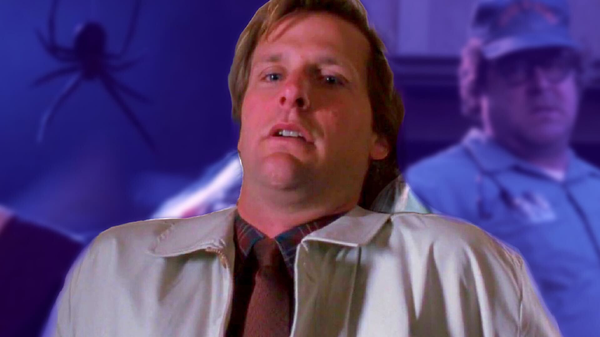 Jeff Daniels d'Arachnophobia sur le fait d'être seul avec une araignée mangeuse de rats ;