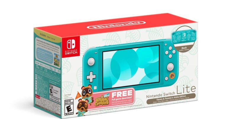 Le Switch Lite qui inclut Animal Crossing: New Horizons gratuitement est moins cher que jamais