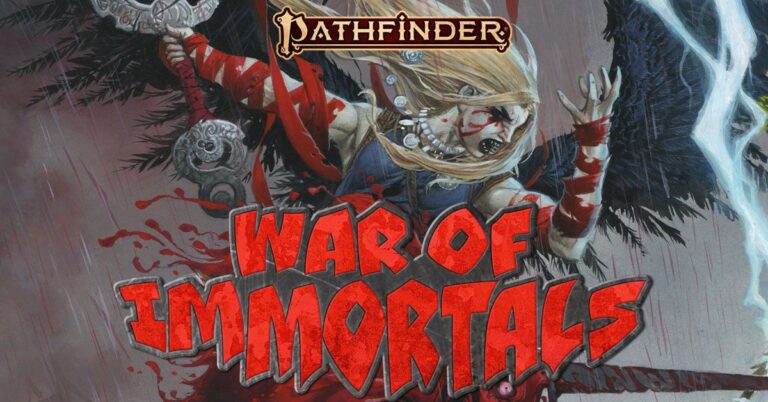 Pathfinder's War of Immortals introduira de nouvelles classes de personnages