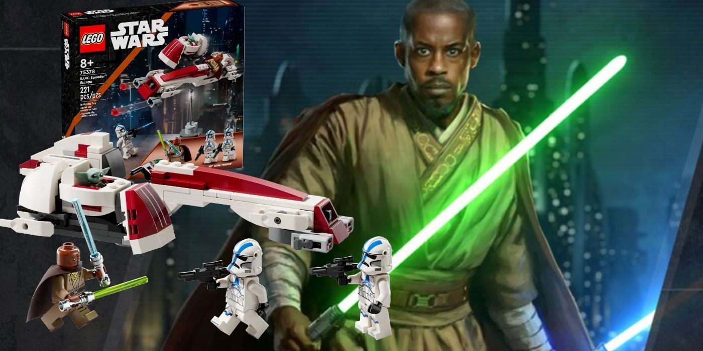 LEGO revient dans la commande 66 avec le BARC Speeder Escape de Kelleran Beq (Revi...
