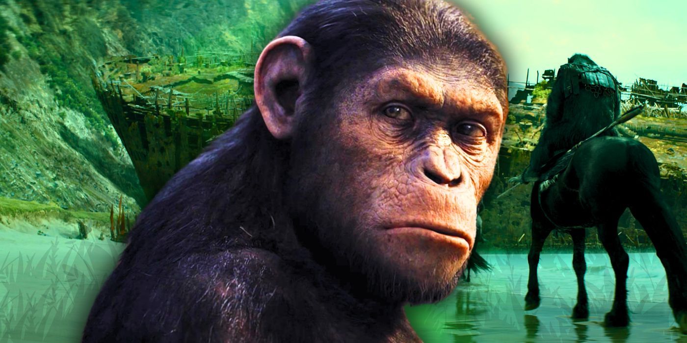 Le camée de César dans Le Royaume de la planète des singes fait 1 scène de...