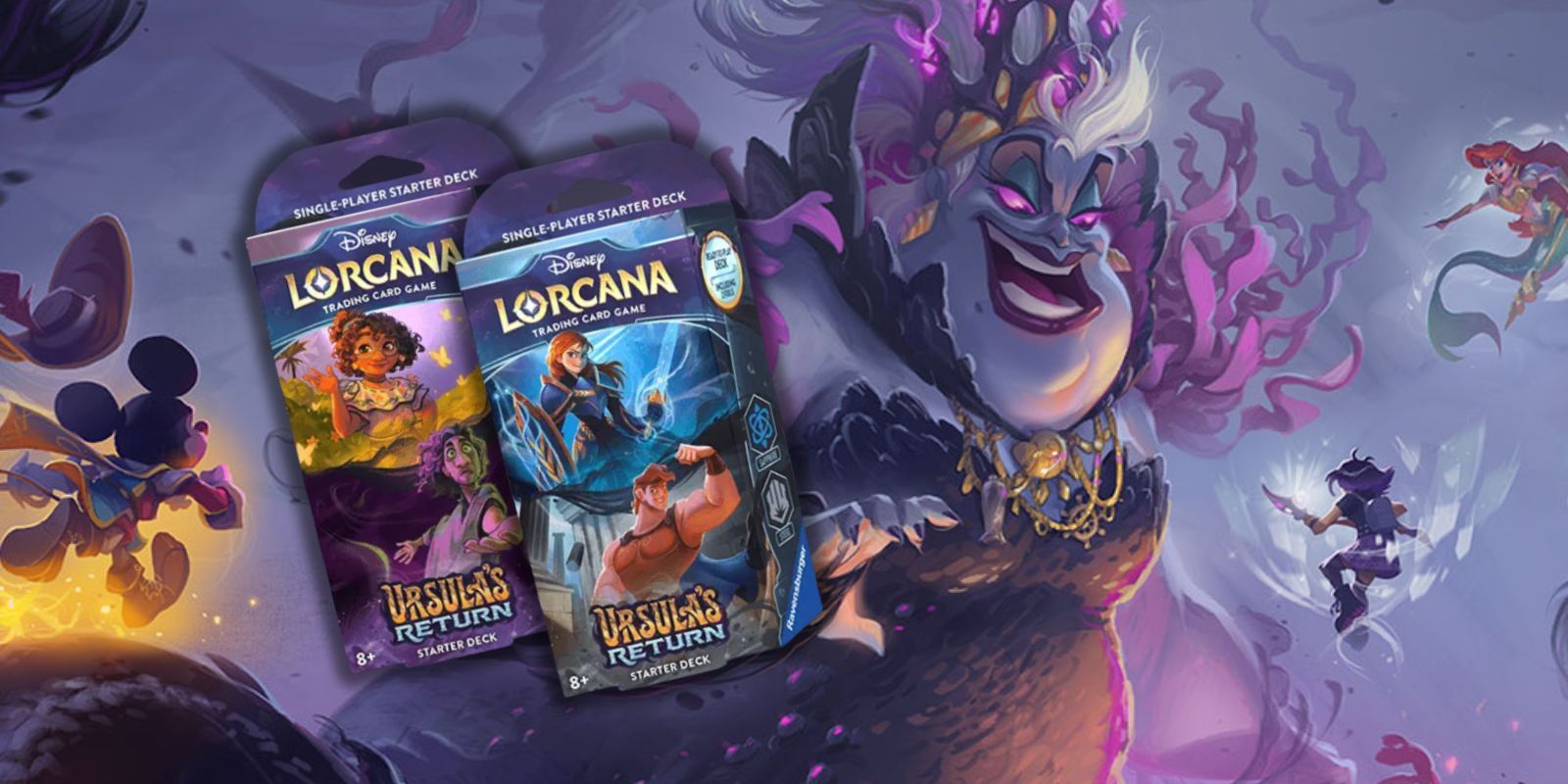 Disney Lorcana : Examen des decks de démarrage du retour d'Ursula