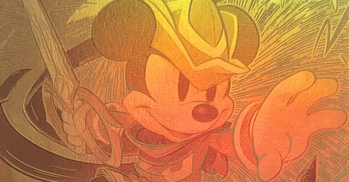 Le premier vainqueur du tournoi Disney Lorcana a remporté un Mickey Mouse en or sérialisé