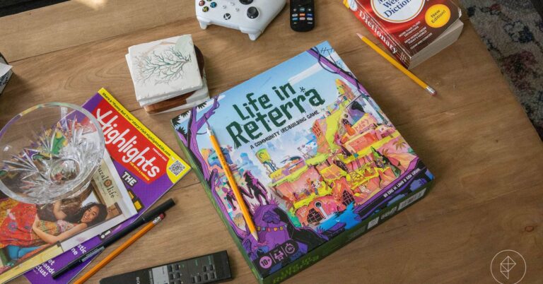 Life in Reterra est le jeu de société hautement rejouable qui vit désormais gratuitement dans ma salle familiale