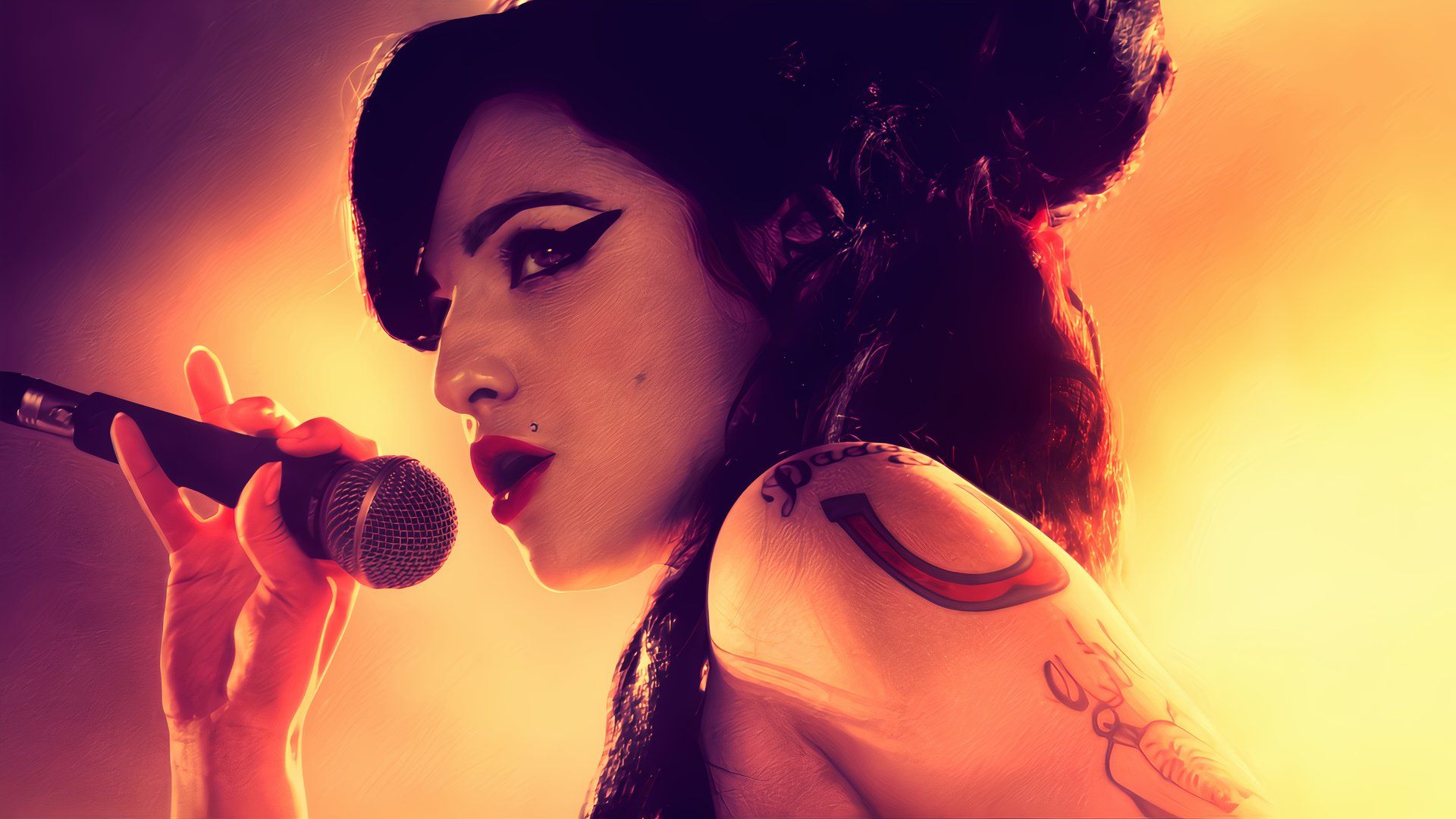Retour à la revue noire |  Biopic superficiel d'Amy Winehouse avec un grand