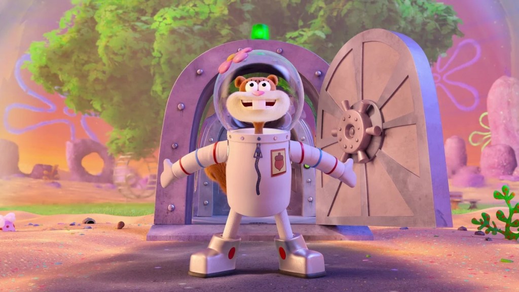 Sauver le bas de bikini : le film Sandy Cheeks